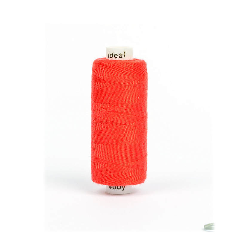 Нитки бытовые IDEAL 40/2 366м 100% п/э, цв.156 красный