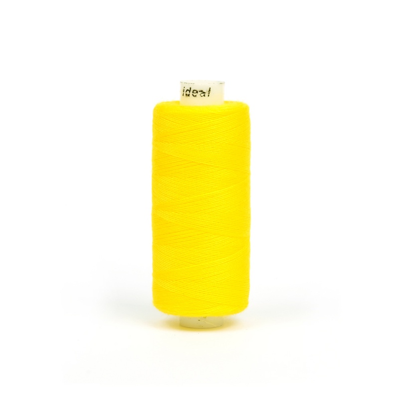 Нитки бытовые IDEAL 40/2 366м 100% п/э, цв.136 желтый