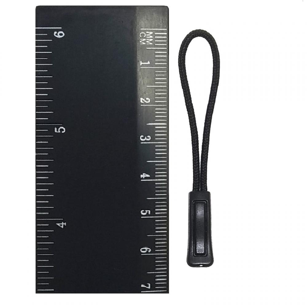 Пуллер на шнурке №13, цвет 322, черный (уп 50шт)