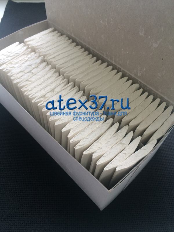 Мел портновский БиМ "прямоугольный" цв. белый емк. 52/520