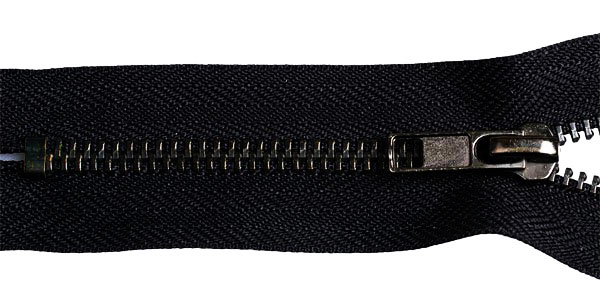 Молния джинсовая №4 16 см оксид цв.322 черн