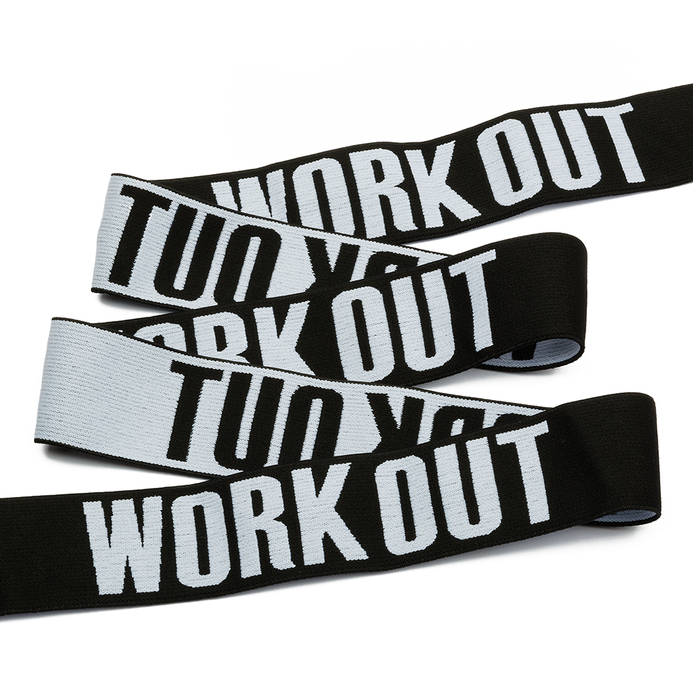 Резинка тканная мягкая 40мм арт 4009 WORK OUT уп 25м