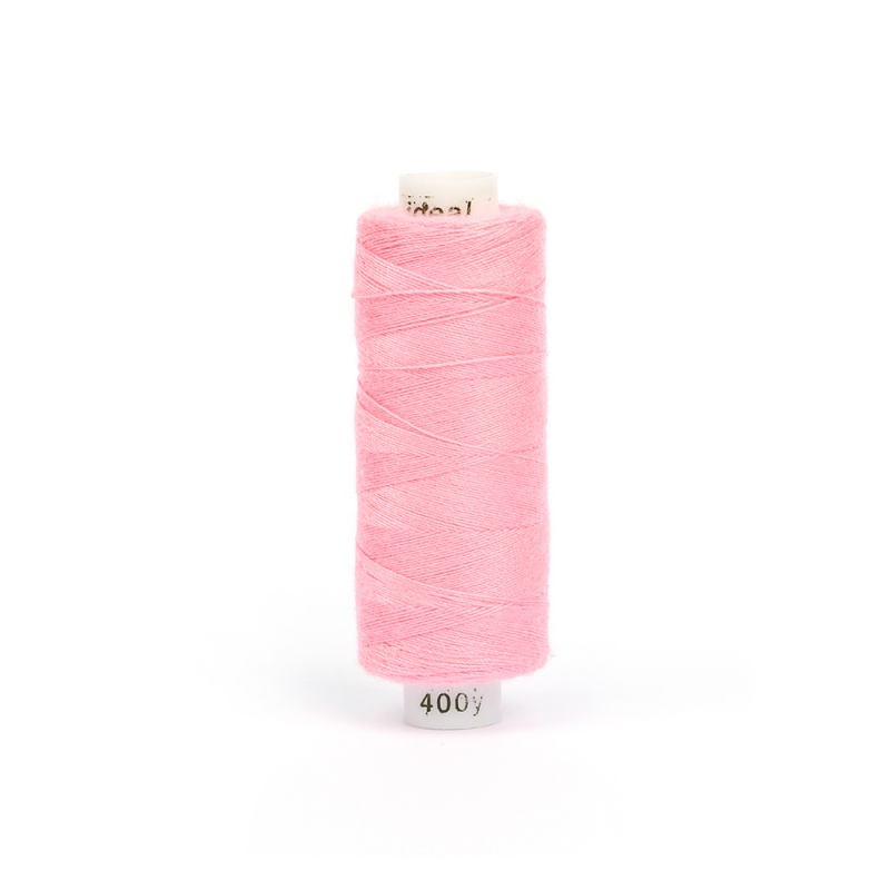 Нитки бытовые IDEAL 40/2 366м 100% п/э, цв.114 св.розовый