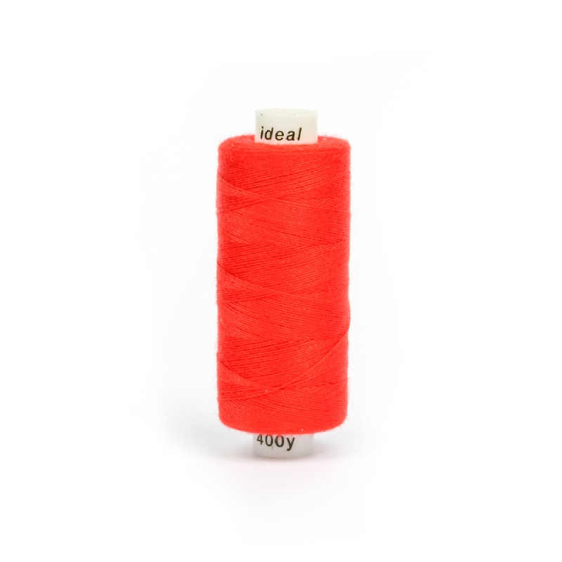 Нитки бытовые IDEAL 40/2 366м 100% п/э, цв.157 красный