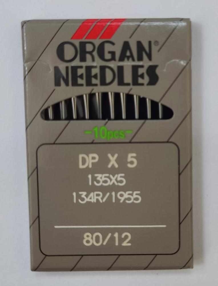 Иглы Organ Needles DPх5, № 80/12