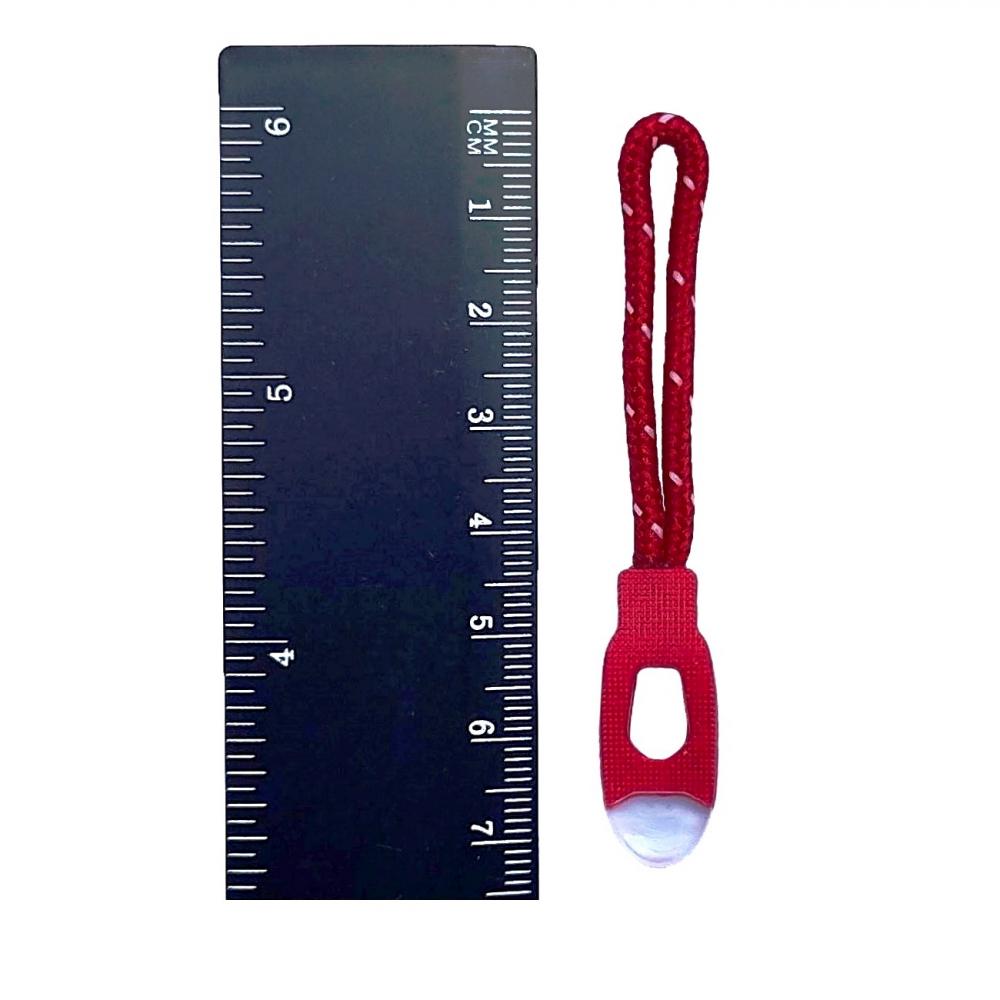 Пуллер на шнурке №25, цвет 148, красный, (уп. 25шт)