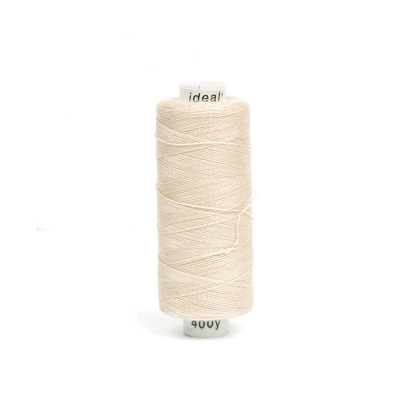 Нитки бытовые IDEAL 40/2 366м 100% п/э, цв.102 экрю