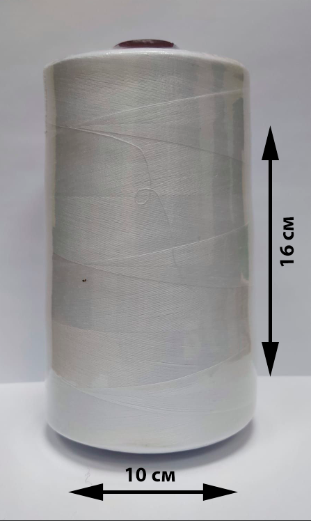 Нитки №40/2 "ST", 18000 yard п/э 100% цв.белый