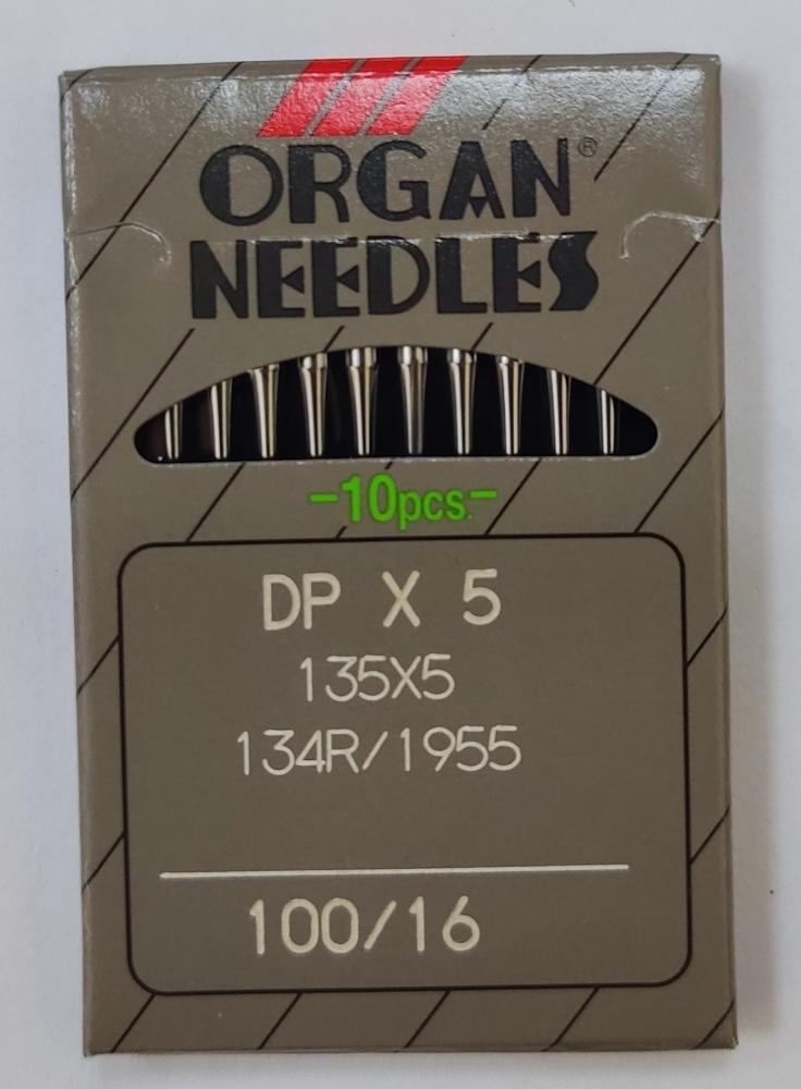 Иглы Organ Needles DPх5, № 100/16