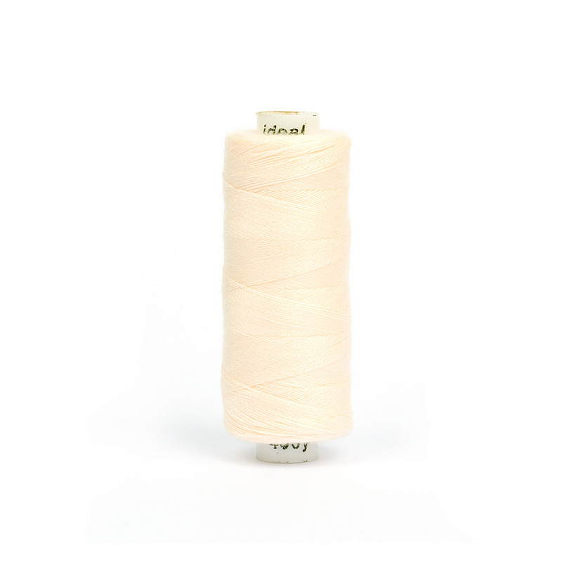Нитки бытовые IDEAL 40/2 366м 100% п/э, цв.107 экрю