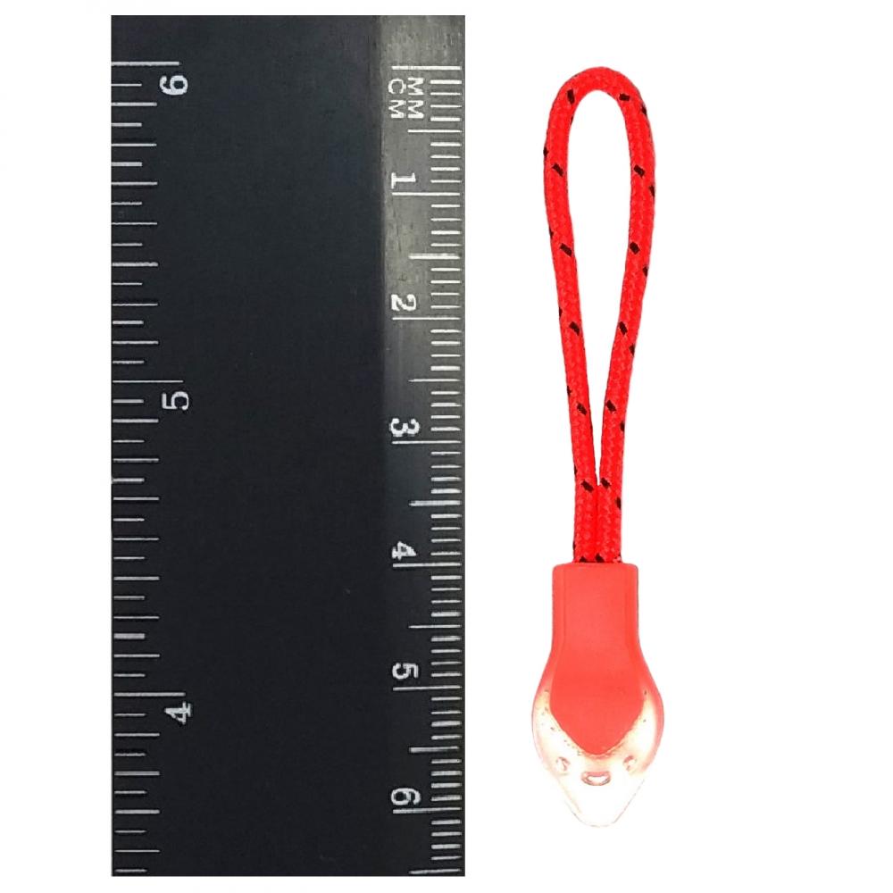 Пуллер на шнурке №21, цвет 336, неон-коралл (уп 50 шт)