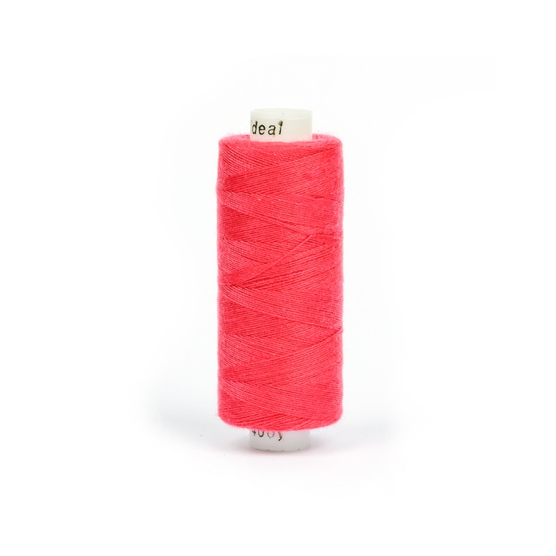 Нитки бытовые IDEAL 40/2 366м 100% п/э, цв.158 розовый