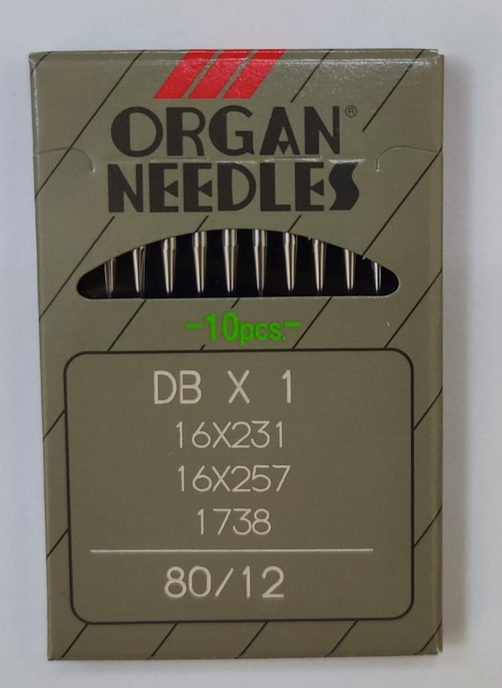 Иглы Organ Needles DBх1, № 80/12